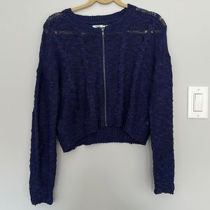 Urban Outfitter Cropped Knit Jacket